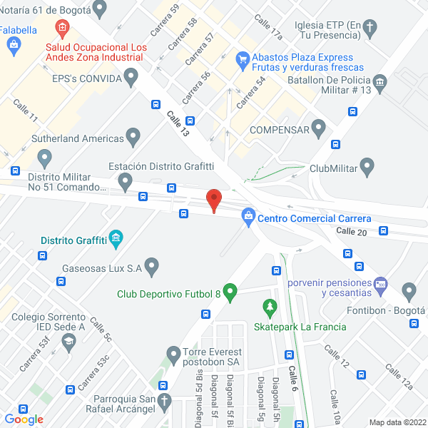 Mapa de Rochem Del Caribe Ltda.
