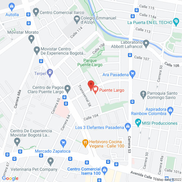 Mapa de Eccel Ingenieria Ltda