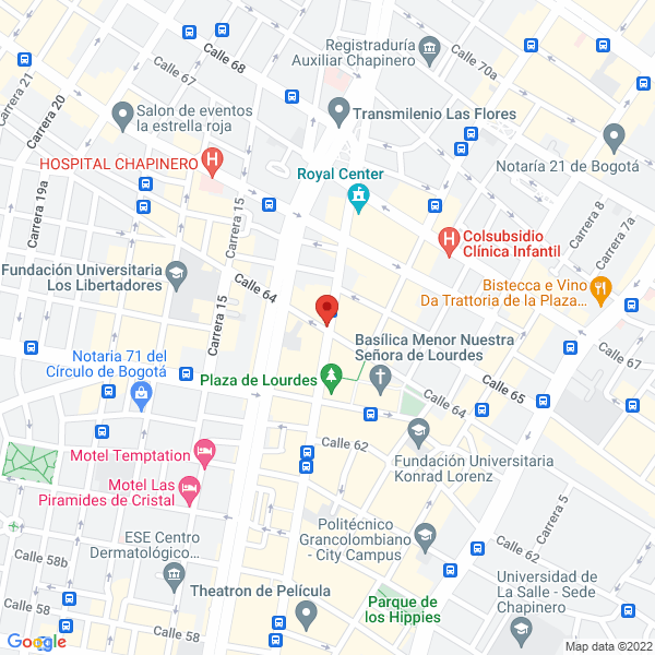 Mapa de Ospina Garrido E Hijos S. En C.