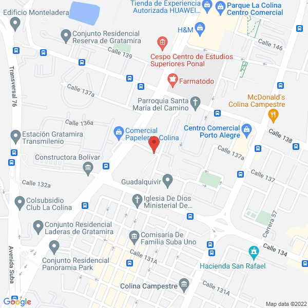 Mapa de Javier Hernando Galeano Torres