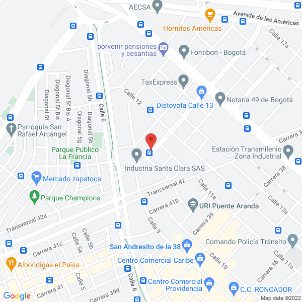 Mapa de Cmc Comaco Ltda