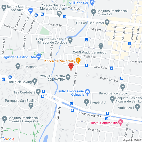 Mapa de Interadi Andina S.A.S.