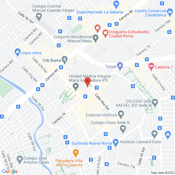 Mapa de M Y M Radiología Oral S.A