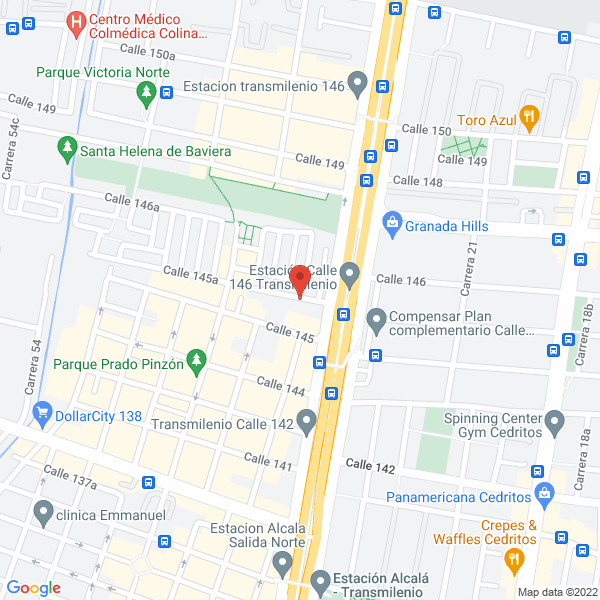 Mapa de Autocaldas Ltda.