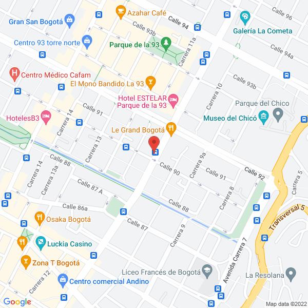 Mapa de Agencia De Seguros Fesac Ltda.