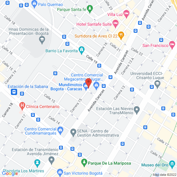 Mapa de Gladys Sandra Eslava Peñuela