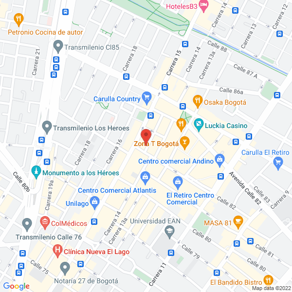 Mapa de Dora Lucía López Avellaneda