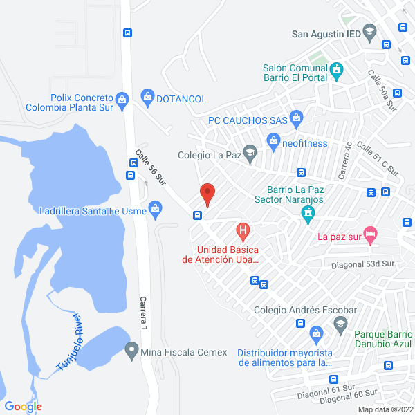 Mapa de Monsaltec