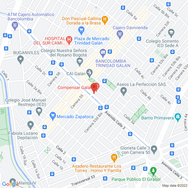 Mapa de Barrera José Vicente
