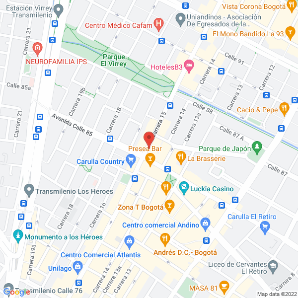 Mapa de The Dot Studio S.A.S.