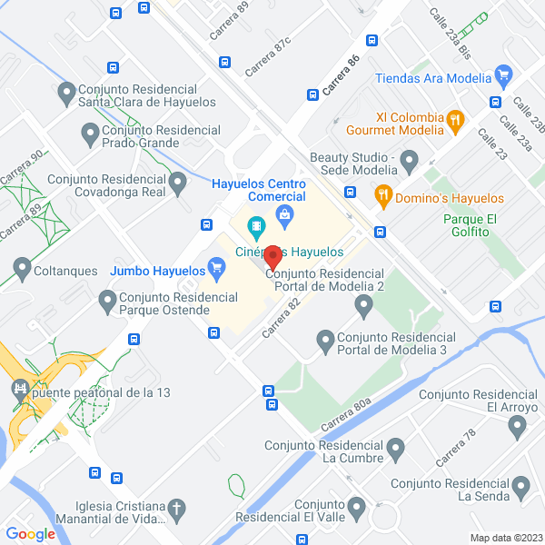Mapa de Rodríguez Consejo Servicios Profesionales S.A.S.