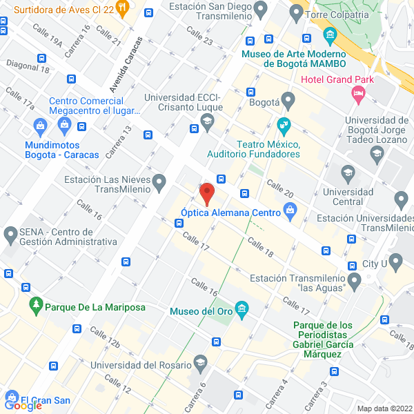 Mapa de Papeleria Colash Ltda - En Liquidacion