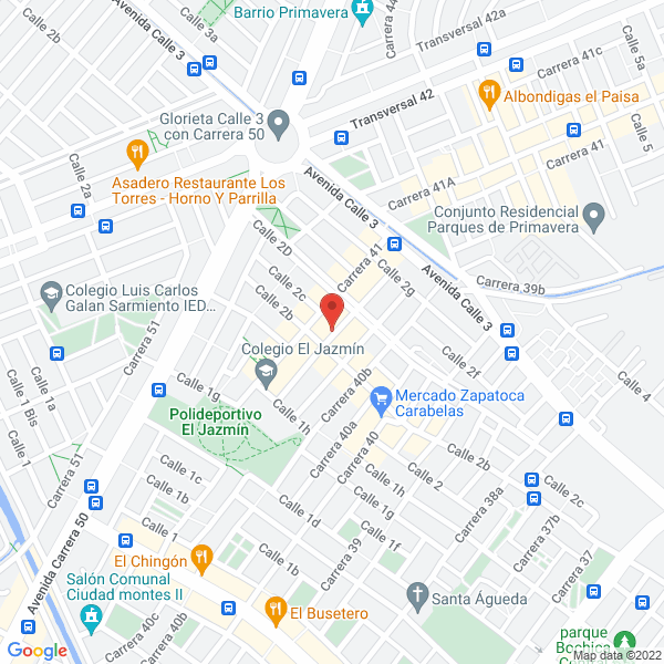 Mapa de Hcn Ingeniería Ltda.
