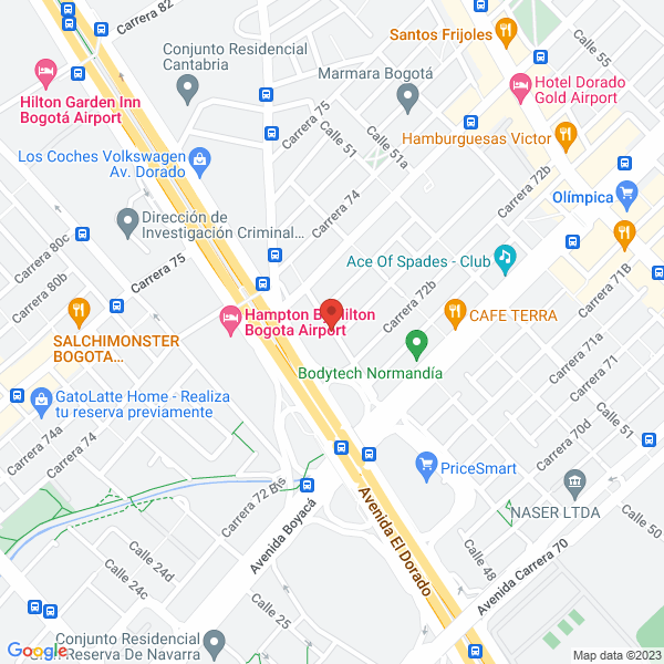 Mapa de Instituto Superior Teológico Y De Enseñanza Biblica Nehemías