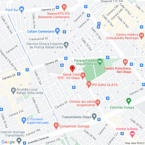 Mapa de Navideños Santa Claus Ltda.