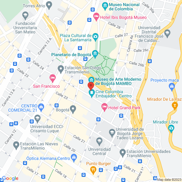 Mapa de Distribuidora De Carnes Y Vísceras 20 De Julio