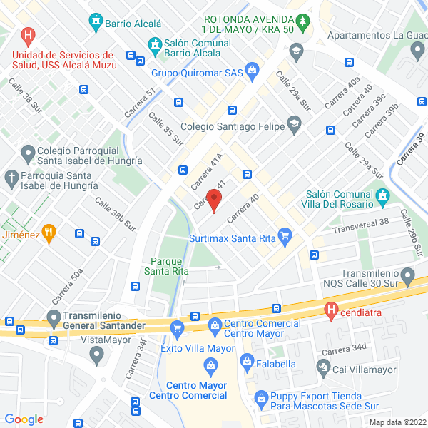Mapa de Confiexpress