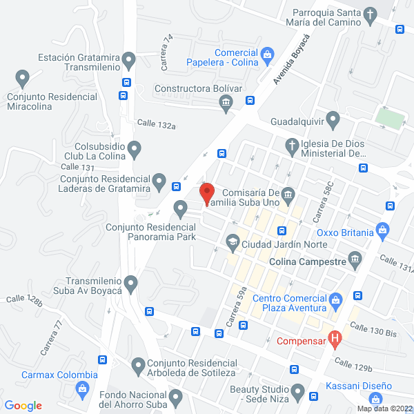 Mapa de A Y C Logística Y Producción De Eventos Ltda.