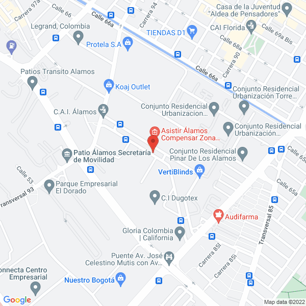 Mapa de Grafitecnica Industrial S.A.S.