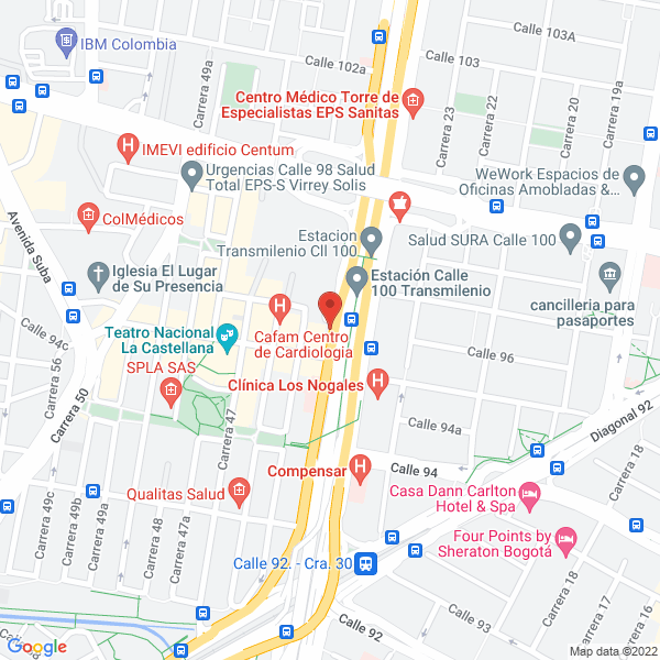 Mapa de Oncosalud