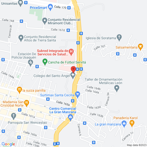 Mapa de Metro Vans Ltda.