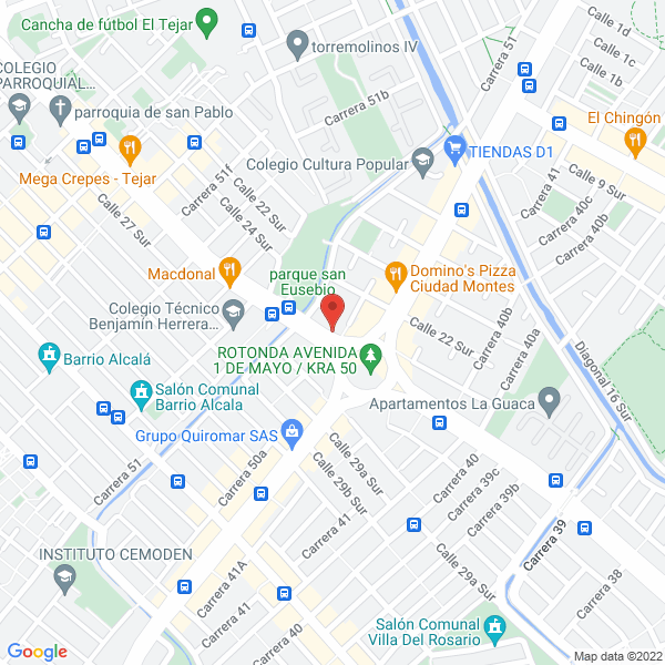 Mapa de Escobar Ramírez Luis Hernando