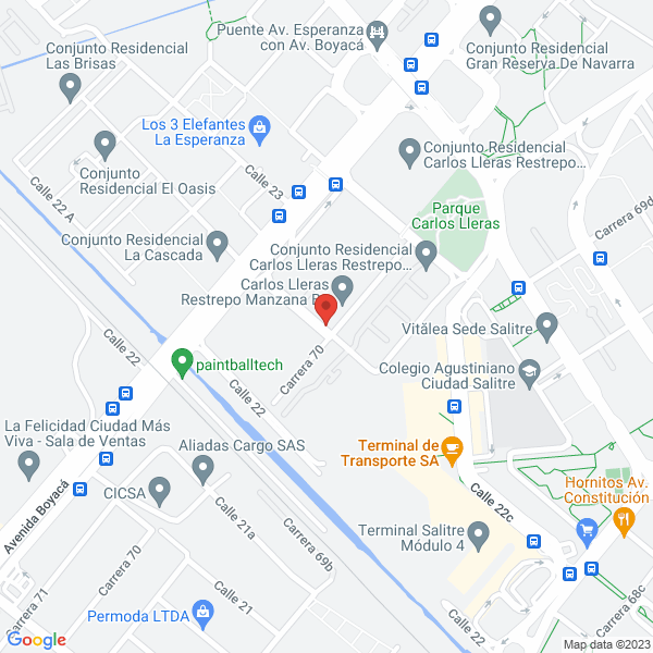 Mapa de José Isaín Mahecha Rico