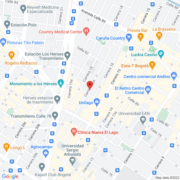 Mapa de Quintero Asesores Y Asociados S.A.S.