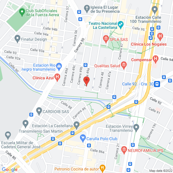 Mapa de Easy Tours Ltda.