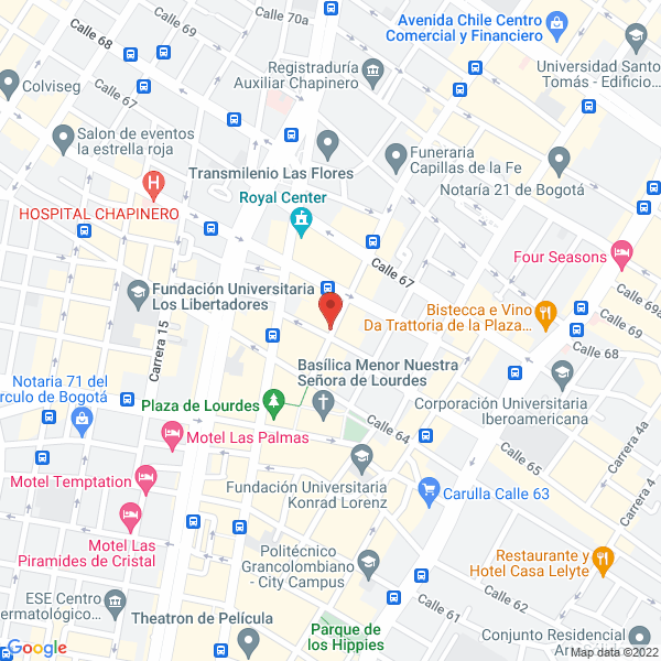 Mapa de Chiguiro Editores S.A.