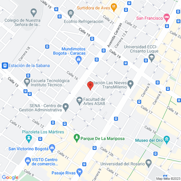 Mapa de Potencia Electronica De Colombia