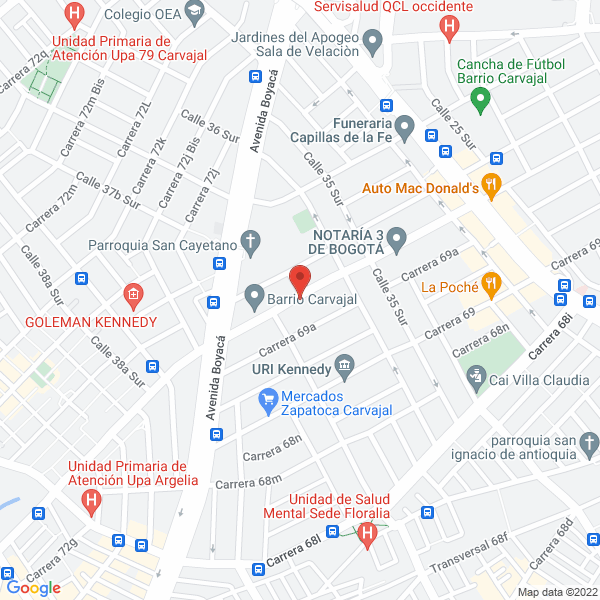Mapa de B & J Merchandising