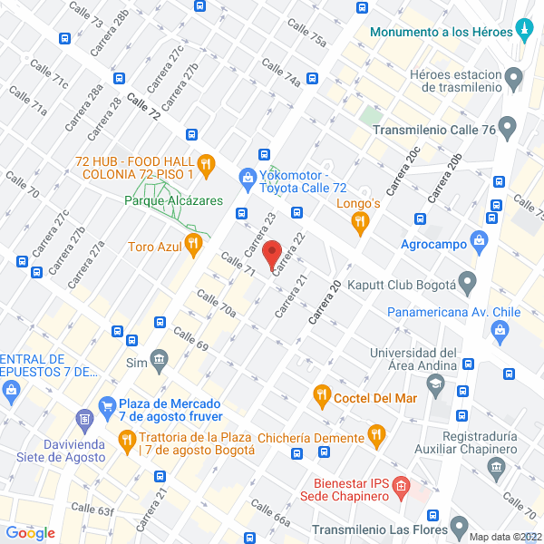 Mapa de Send Cargo