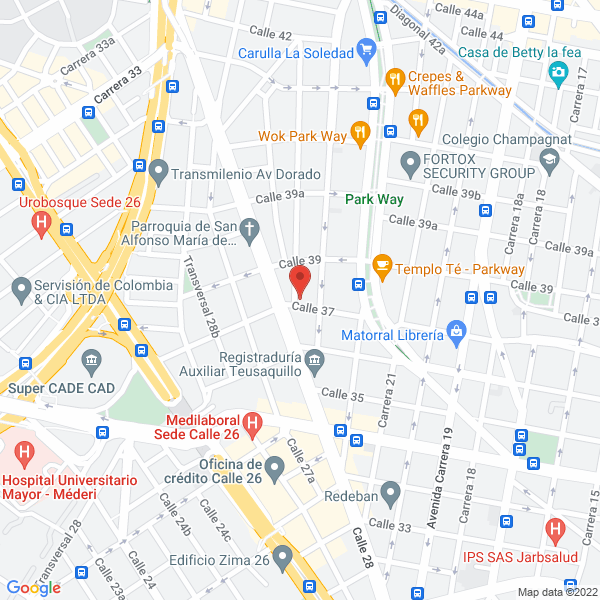 Mapa de Gabriel Enrique Villalba Suárez