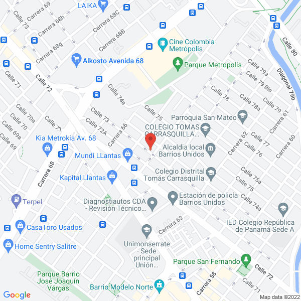 Mapa de Cartex Importaciones Ltda.