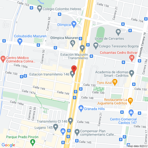 Mapa de Centro Veterinario Doctor Gil