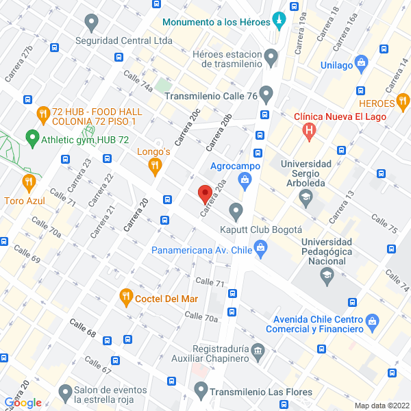 Mapa de L Y E Ingeniería Ltda.