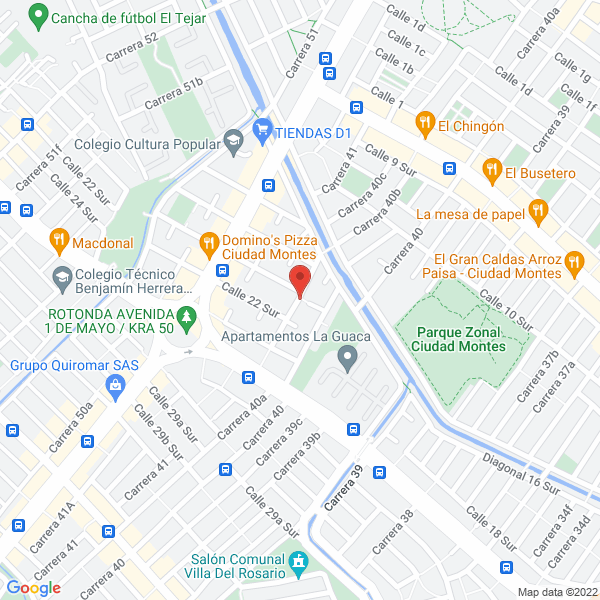 Mapa de Comercializadora Arga S.A.S