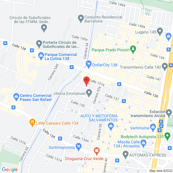 Mapa de Zamudio Huertas Israel