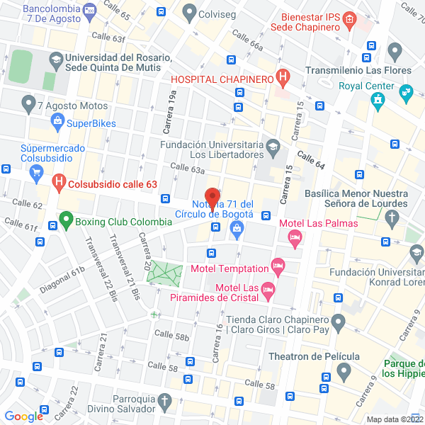 Mapa de Creative Media Ltda
