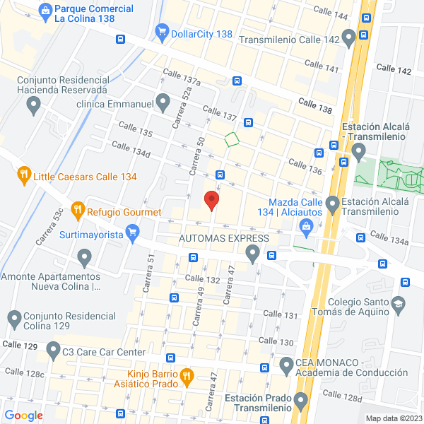 Mapa de Comercializadora E Importadora Jr Y Cía. Ltda.