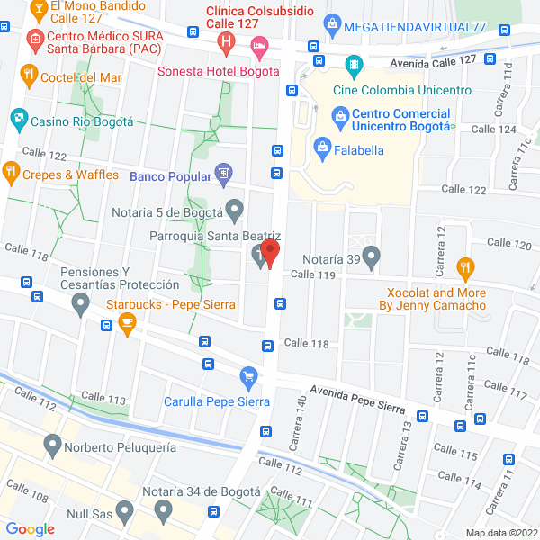 Mapa de Asoat Ltda.