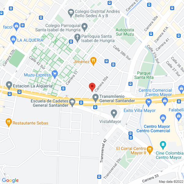 Mapa de Paherco Ltda.