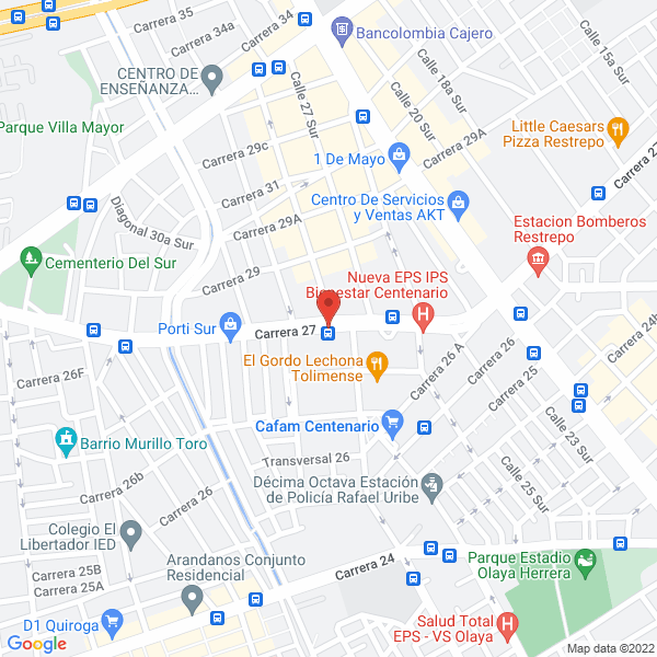 Mapa de Edgar Antonio Rodríguez