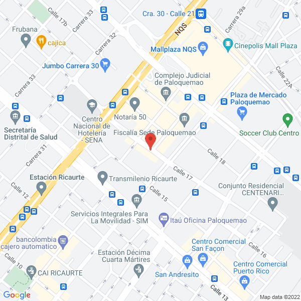 Mapa de Jojac Ltda.