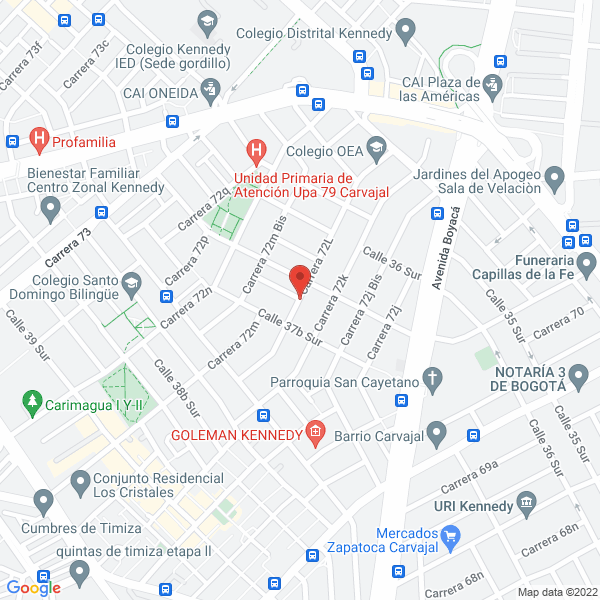 Mapa de Tecniformas Plásticas S.A.S.