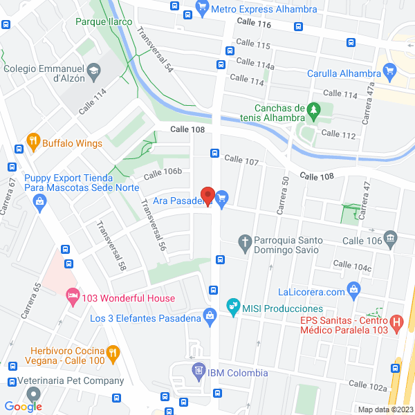 Mapa de Cuberos Asociados Y Cía. Ltda.