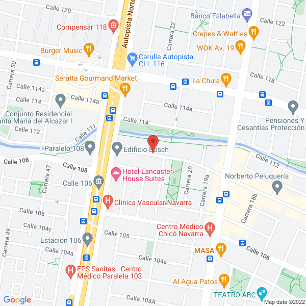 Mapa de Duerr Dental Andina S.A.S.