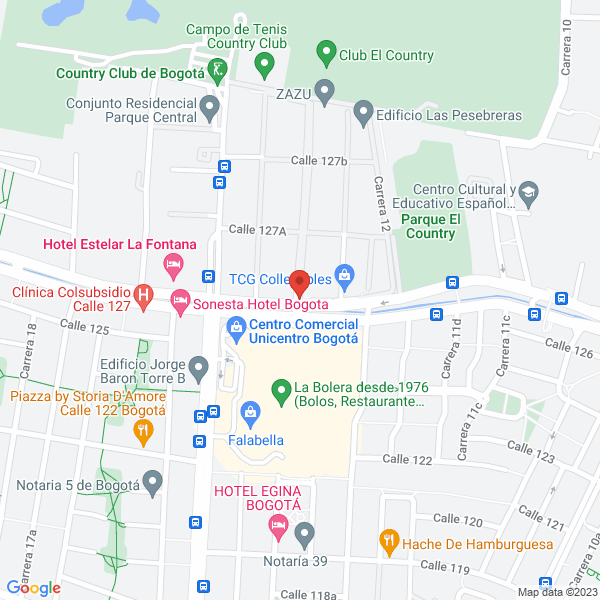 Mapa de Gloria Gallego Sigma Dos Internacional S.A.