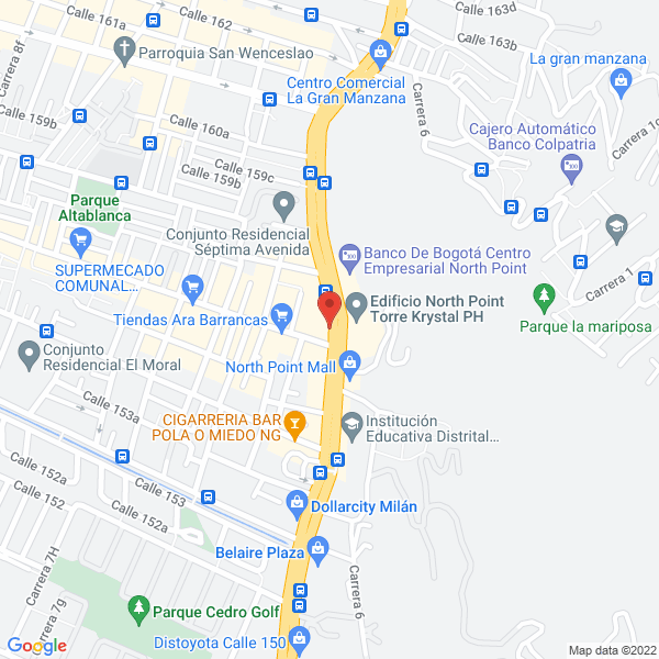 Mapa de Sab Inversiones S.A.S.